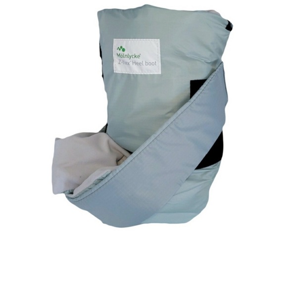 Molnlycke Z-Flex Fluidized Heel Boots - Heel Protector w/ Gate & Ankle Strap - Picture 2 of 4